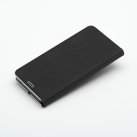 Kabura LUNA Book Carbon do SAMSUNG Xcover 4 czarny
