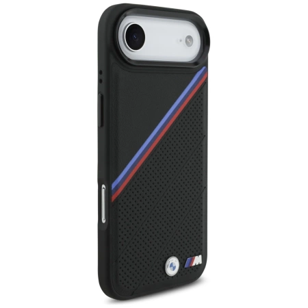 BMW M Tricolor Metal Logo MagSafe Case for iPhone 17 Air - Black