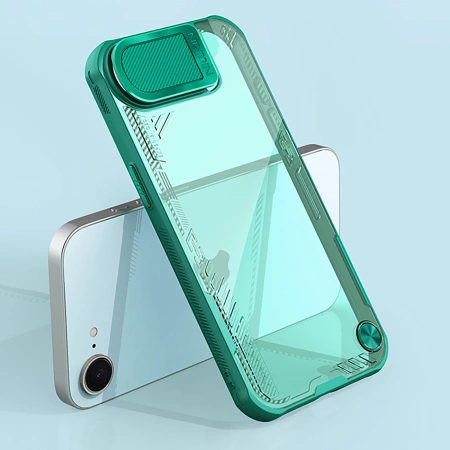 Nillkin Iceblade Prop Case with Lens Cover and Stand for iPhone 16e - Green