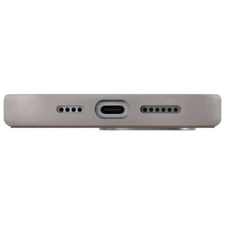 Etui IPHONE 16 PRO UNIQ Lyden DS Magclick Charging Carmel Ivory beżowe