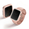 UNIQ etui Moduo Apple Watch Series  4/5/6/7/8/SE 44/45mm różowy-biały/blush-white