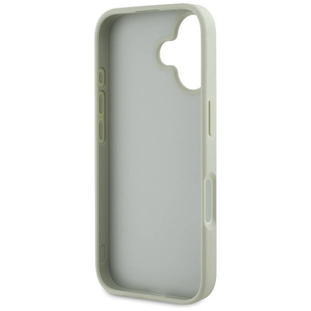 Etui IPHONE 16 Guess Grained Big 4G Logo Small Classic Logo zielone
