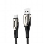 Joyroom Sharp Series cable with fast charging USB-A - USB-C 3A 1.2m black (S-M411)
