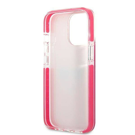 Original Case IPHONE 13 PRO MAX Karl Lagerfeld Hardcase Choupette Head (KLHCP13XTPECPI) pink