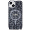 Oryginalne Etui GUESS Hardcase GUHMP15SHGCUSTGK do iPhone 15 (Kompatybilny z Magsafe / IML GCUBE / czarny)