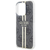 Oryginalne Etui GUESS Hardcase GUHCP15LH4PSEGK do iPhone 15 Pro (4G Gold Stripe / czarny)