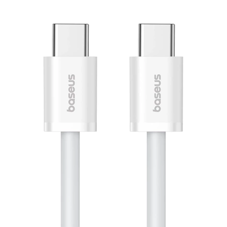Baseus Superior Series II USB-C – USB-C 30 W 480 Mbit/s Kabel 1 m – Weiß