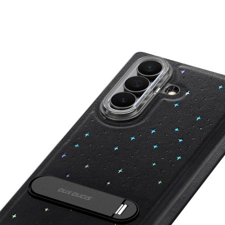 Dux Ducis Stex Case for Samsung Galaxy Z Fold 7 with 360° Stand - Black