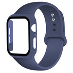 Wristband for APPLE WATCH 42MM with Screen Cover navy blue
