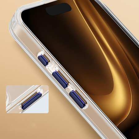Nakładka Clear Thin Mag do iPhone 16 6,1" niebieska