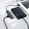 Ugreen USB HUB - 4x USB 3.2 Gen 1 with micro USB power port gray (CM219 50985)