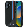 BMW nakładka do iPhone 16 6,1" BMHMP16S23PUTRK Hardcase M Meshed Tricolor Stripes MagSafe czarna