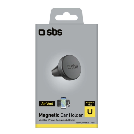 SBS TESUPPUNIVAIRMAG smartphone holder compatible with MagSafe, for air vent - black