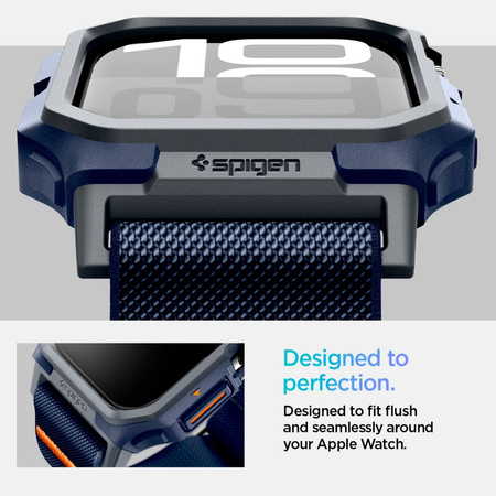 Spigen Lite Fit PRO Apple Watch 10 46mm   granatowy/navy blue ACS08925