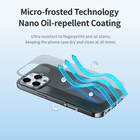 Rock Etui Matte Series Magnetic do Iphone 16 Pro Max czarne