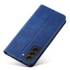 Magnet Fancy Case for Samsung Galaxy S23 Ultra Cover with Flip Wallet Stand Blue