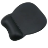 Wozinsky Podkładka pod Mysz i Nadgarstek żelowa Eco skóra duża antypoślizgowa - czarna