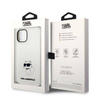 Karl Lagerfeld nakładka do iPhone 14 Plus 6,7" KLHMP14MSNCHBCH biała hard case Magsafe Silicone NFT Choupette