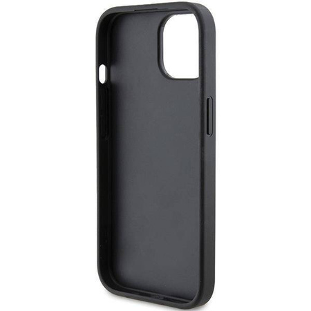Karl Lagerfeld Quilted K Pattern case for iPhone 15 - black