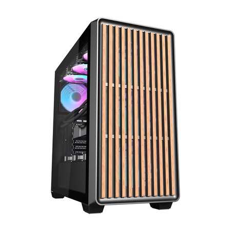 Darkflash DS900WD computer case (black) + 4 fans