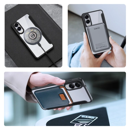 Dux Ducis Skin X Pro Hülle mit MagSafe für Samsung Galaxy S25 Edge - Schwarz