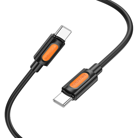 Borofone Kabel BX114 Structure - Typ C na Typ C - PD 60W 3A 1 metr czarny