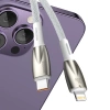 Kabel der Baseus Glimmer-Serie mit Schnellladefunktion USB-C - Lightning 480 Mb/s PD 20 W 1 m weiß