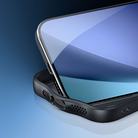 Etui Dux Ducis Aimo Mag z pierścieniem magnetycznym na iPhone 17 Air – czarne