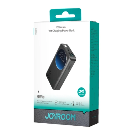 Joyroom Powerbank 10000mAh 30W schwarz (JR-PBF01)