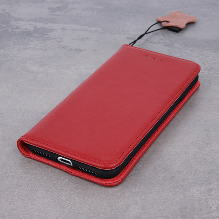 Etui skórzane Smart Pro do iPhone 17 Pro Max 6,9" bordowe