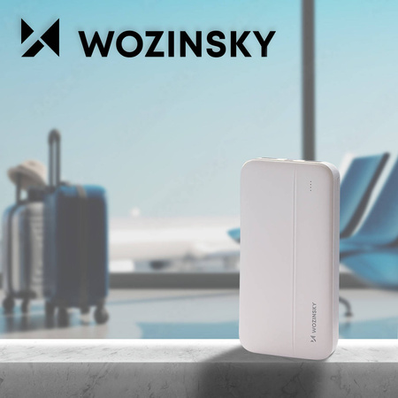 Wozinsky powerbank 10000mAh 2 x USB white (WPBWE1)