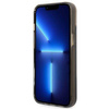 Oryginalne Etui IPHONE 14 PLUS Guess Hardcase Liquid Glitter Palm Collection transparentne czarne