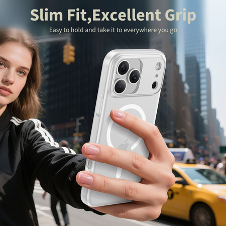 TECH-PROTECT MAGSLIM MAGSAFE IPHONE 17 PRO MATTE/WHITE