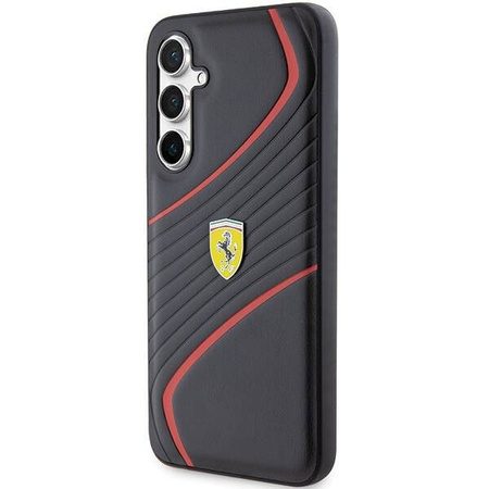 Oryginalne Etui FERRARI Hardcase FEHCS23FEPTWK do SAMSUNG S23 FE (Twist / czarny)