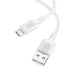 Borofone Kabel BX111 Feliz - USB na Micro USB - 2,4A 1 metr biały