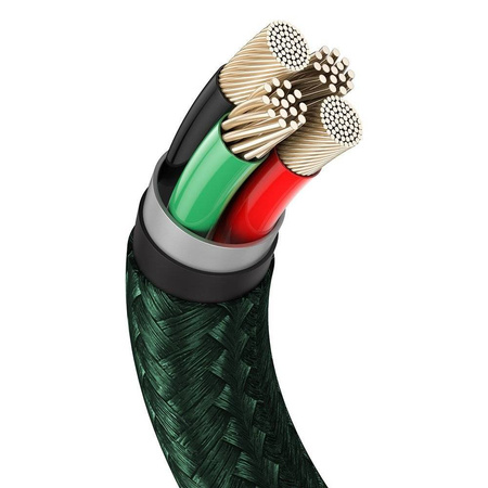 Baseus Cafule Series Metal Data Cable USB to IP 2.4A 2m Green