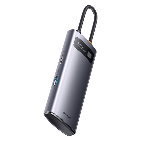 Baseus Metal Gleam Series 4 in 1 HUB Dockingstation USB Typ C – 4 x USB 3.2 Gen. 1 (WKWG070013)