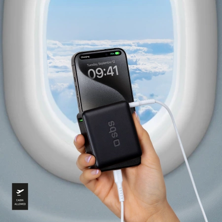 Powerbank SBS TEBB10000HDPD20K 10000 mAh with Power Delivery - black