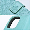 Kabura MEZZO Book do IPHONE 17 mandala zielony
