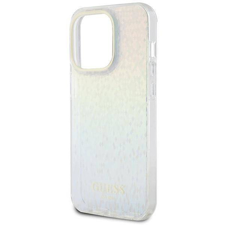 Guess IML Faceted Mirror Disco Iridescent case for iPhone 15 Pro - multicolored