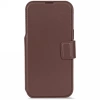 Decoded Abnehmbare Leder-Brieftaschenhülle mit MagSafe für iPhone 17 Pro – Braun