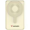 Powerbank Verbatim Charge n Go 10000mAh  z podstawką Magnetic Wireless wyświetlacz TFT 2xkabel USB-C złoty 32274