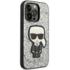 Karl Lagerfeld KLHCP14XGFKPG iPhone 14 Pro Max 6.7 "hardcase silver / silver Glitter Flakes Ikonik