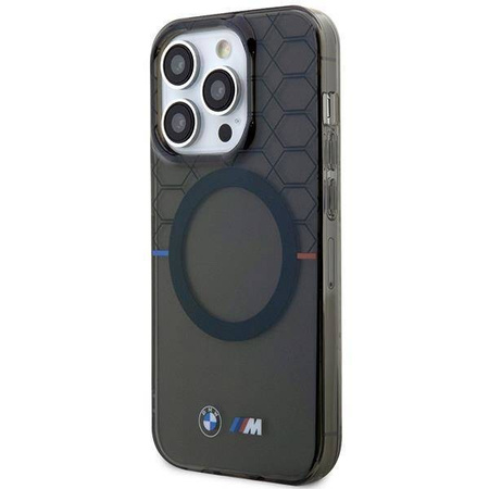 Case BMW BMHMP14LHGPK iPhone 14 Pro 6.1&quot; Grey/Grey Pattern MagSafe
