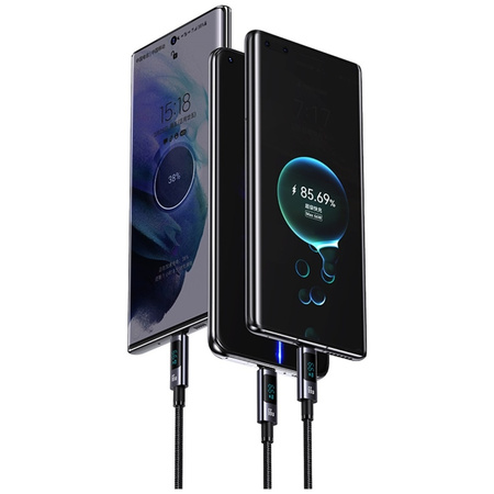 Kabel USAMS Sufeng Series US-SJ673 66W   6A Fast Charging USB-C do USB-A 1.2m tarnish