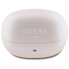Guess GUTWST88MCTGP TWS Bluetooth-Kopfhörer + Dock, rosa/rosa Kapsel, bedrucktes Logo