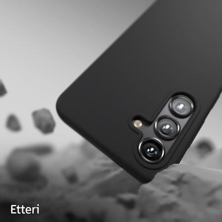 Nakładka Etteri Silicone case do Samsung Galaxy A17 5G czarna
