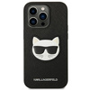 Karl Lagerfeld Saffiano Choupette Head Patch Case - Etui iPhone 14 Pro (czarny)