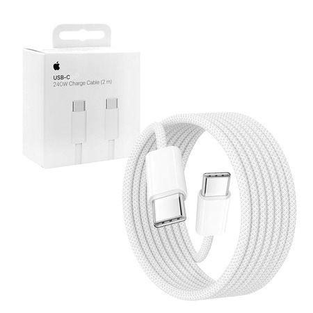 Kabel USB-C - USB-C Apple MU2G3ZM/A 240W 5A 2m - biały