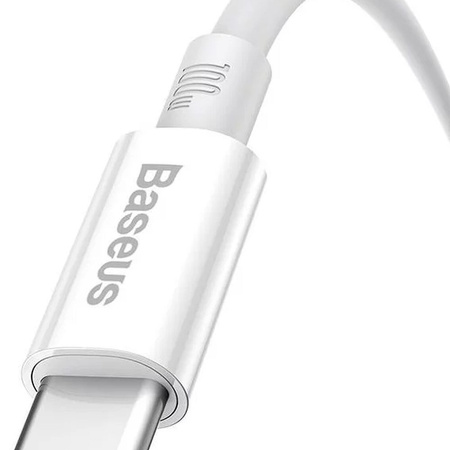 BASEUS kabel USB A do Typ C PD 100W 1,5m biały P10320102214-02